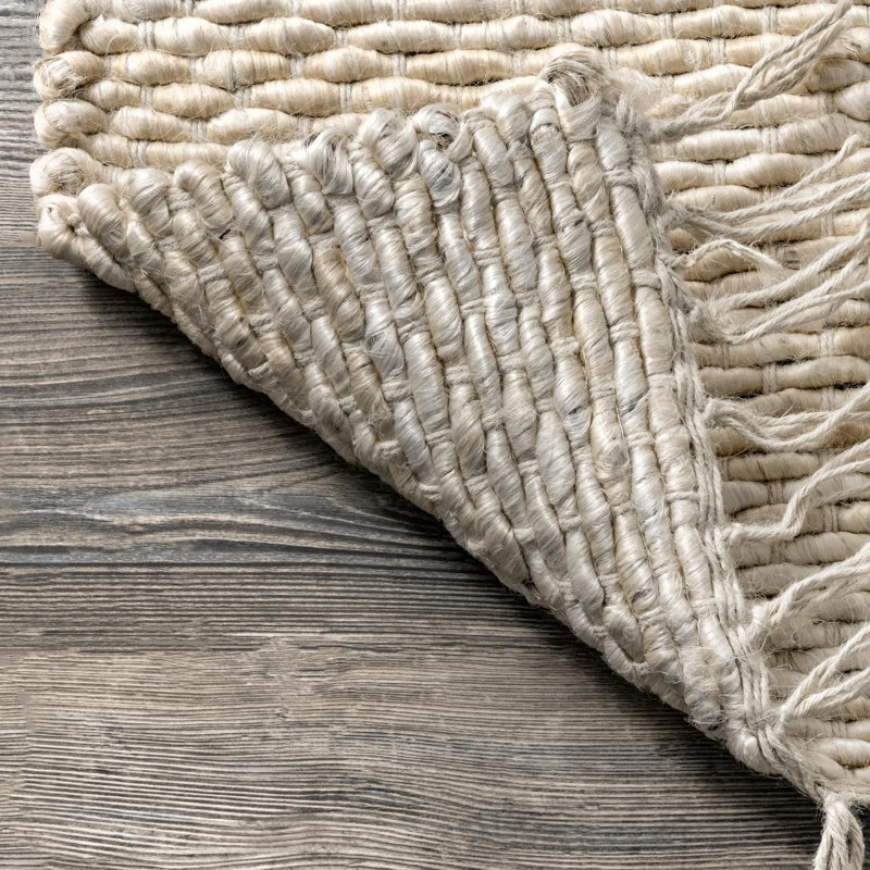 Lauren Liess x Rugs USA Handmade Tufted Jute Off White Area Rug